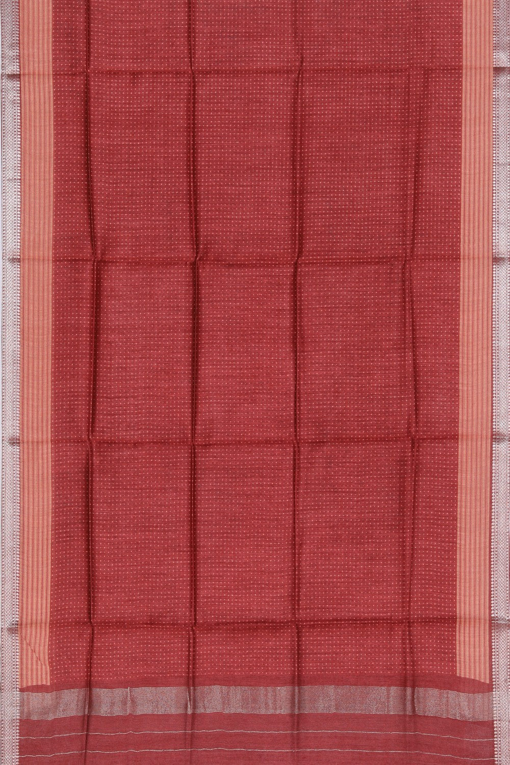 Image of Kantha Stitch Unstitched Suit With Dupatta (3 Pcs Set)